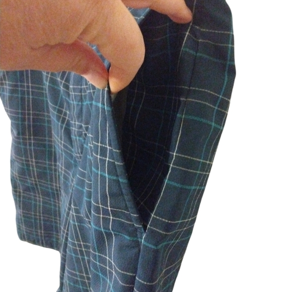 Walter Hagen Blue/Beige Stripped Comfort Golf Shorts Clasp Zipper Closure Sz36 - Picture 5 of 10